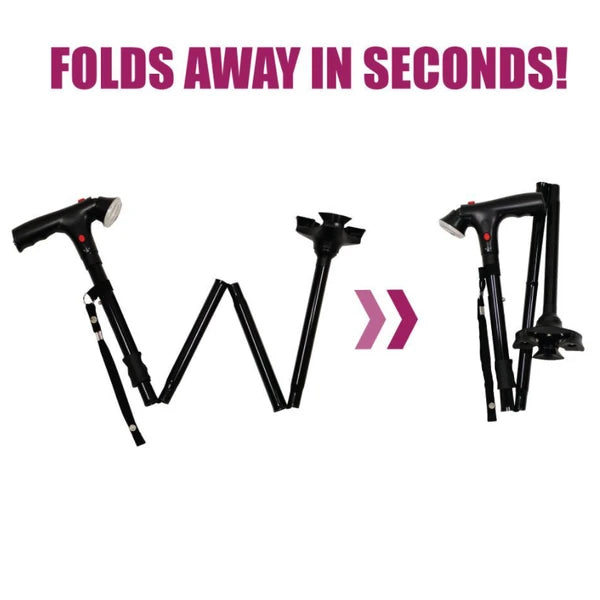 Cozymere Folding LED Cane