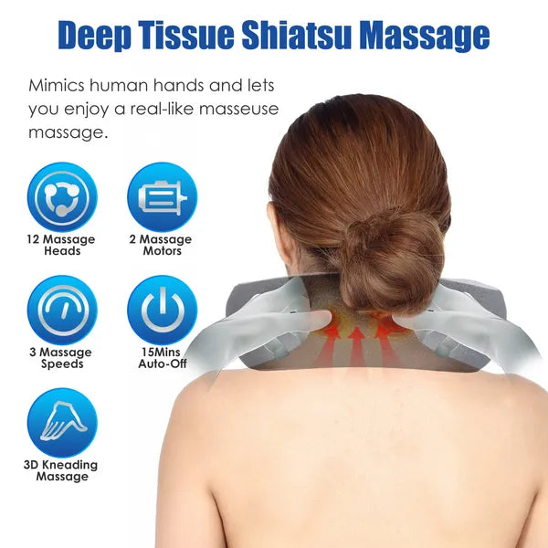 Cozymere Heated Neck Massager Pillow