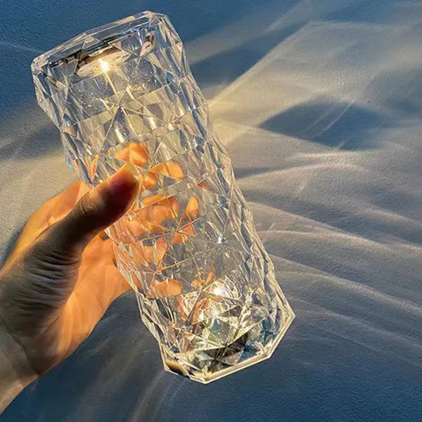 Cozymere Crystal Rose Lamp